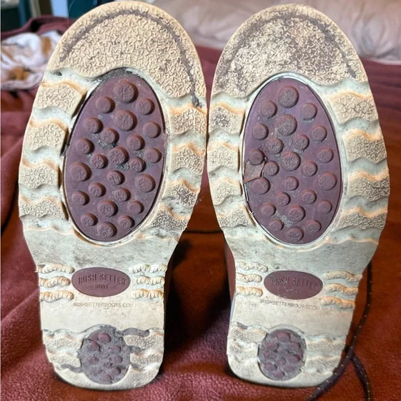 Women’s Irish Setter by Red Wing Wingshooter boots wedge sole moc toe - Picture 8 of 11